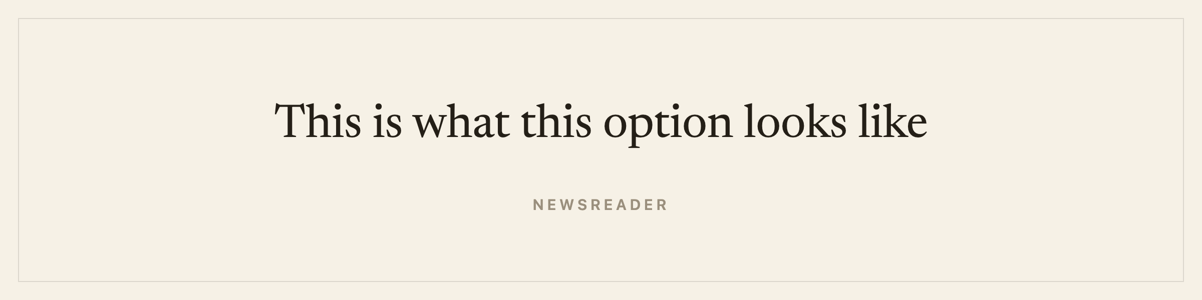 Sample sentence in Newsreader